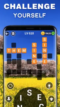 Word Dance-crossword game Screen Shot 1