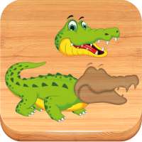 Puzzles for kids Zoo Animals