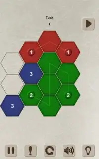 Color Lines. Hexagon Screen Shot 2