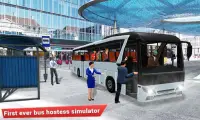 Waitress Coach Bus Simulator Screen Shot 2