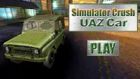 Simulador Crush UAZ coche Screen Shot 1