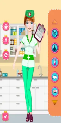 Game nurse in the hospital Screen Shot 2