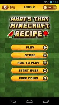 Guess The Recipe For Minecraft Screen Shot 0
