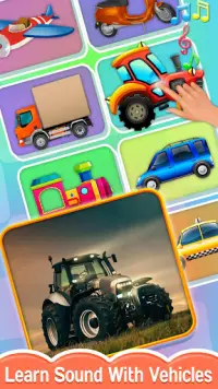 Baby Touch - Animal, Birds & Vehicles Sound Screen Shot 2