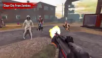 Zombie Shooting: Dead City War Survival - Gun Game Screen Shot 2