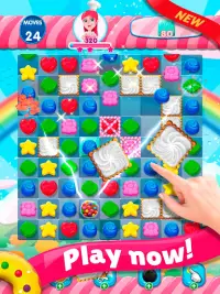 Sweet Sugar Match 3 - Free Candy Smash Game Screen Shot 15