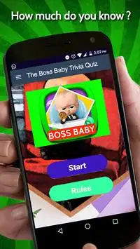 The Boss Baby Back in Business Trivia Quiz Screen Shot 0