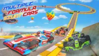 Top Speed Formula Ramp Car Stunts Game Screen Shot 1