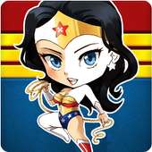 Wonder Girl Super Woman Coloring Pages For Kids