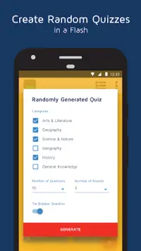 Random Trivia Generator Screen Shot 2