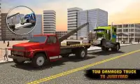 Old Car Junkyard Simulator: Tow Truck Loader Games Screen Shot 0