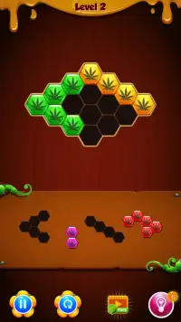 Hexa Block Puzzle Hexagon Weed Game Screen Shot 6