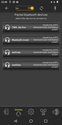 Bluetooth Audio Widget Battery Screen Shot 6