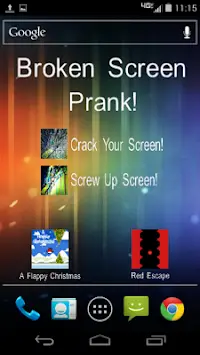 Broken Phone Screen Prank! Screen Shot 0