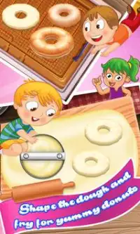 달콤한 도넛 메이커 파티-키즈 도넛 요리 게임 Screen Shot 3