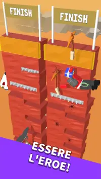 Rock Climbers-Hang Mountain Climbing Screen Shot 1