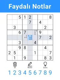 Sudoku - Mantık oyunları Screen Shot 9