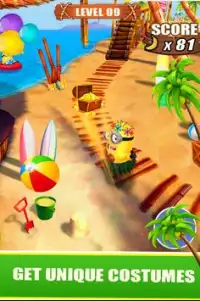 Banana Minion Adventure : Castle Legends Rush 3D Screen Shot 1