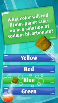 रसायन विज्ञान प्रश्नोत्तरी खेल विज्ञान आवेदन Screen Shot 2