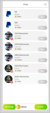 FreeRewards- free fire diamonds and UC Screen Shot 1