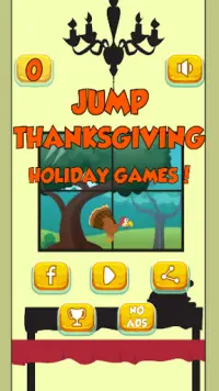 Jump Thanksgiving Turkey Holiday Games Screen Shot 0
