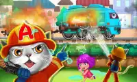 Train On Fire - Kids Games! Screen Shot 0