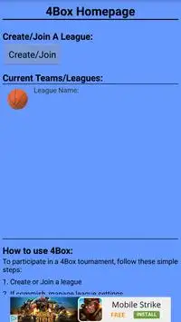 Fantasy College Basketball App Screen Shot 1