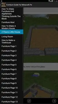 Furniture Guide For Minecraft Pe Screen Shot 3