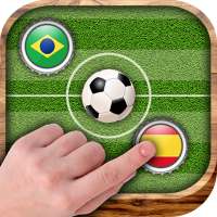 nắp Soccer - mục tiêu Điểm với ngón tay