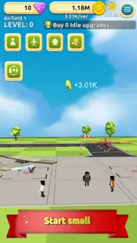 Airfield Tycoon Clicker Game Screen Shot 0