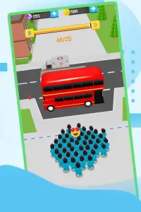 Crowed BUS- City Strategy Crowd, Popular Wars Screen Shot 2