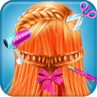 Fairy Fashion Braided Frisuren Spiele für Mädchen Screen Shot 1