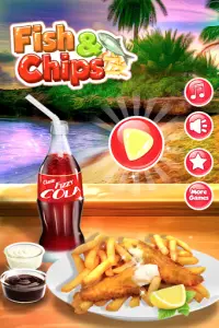Fish N Chips - Juego de cocina para niños Screen Shot 4