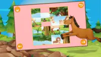 Kids Horses Slide Puzzle Free Screen Shot 5