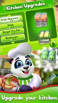 Panda Cozinheiro do Restaurante 🐼 Jogo de Cozinha Screen Shot 11