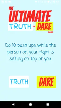 The Ultimate Truth or Dare Game Screen Shot 4