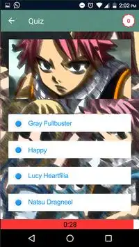 Guess Fairy Tail Trivia Quiz Screen Shot 1