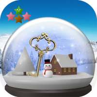 Escape Game : Globe de neige et paysage de neige