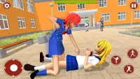High School Anime Girl Life 3D Screen Shot 0