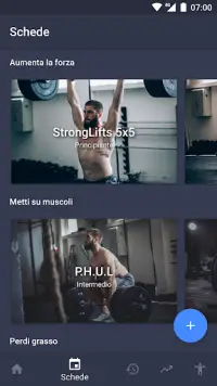 Scheda Palestra e Bodybuilding Screen Shot 0