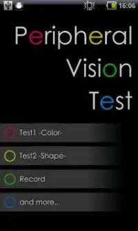 Peripheral Vision Test Screen Shot 0