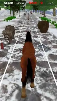 Jungle Horse Run 3D Screen Shot 7