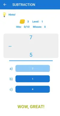Addition and Subtraction Games Screen Shot 3
