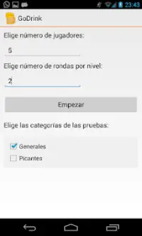 GoDrink - Juego de beber Screen Shot 1