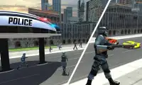 futurista giroscópica autobús ciudad policía sim Screen Shot 4