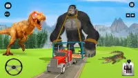 Truck Games: Animal Transport Screen Shot 0