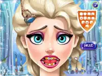 Frozen Elsa Tooth Injury - Girl Games Screen Shot 1