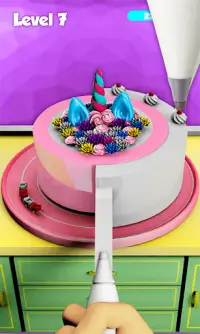 Pastayı krema! Makyaj bebek pastası ve unicorn kek Screen Shot 3