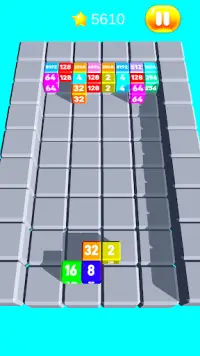 Chain Cube Merge: Tetris 2048 Screen Shot 0