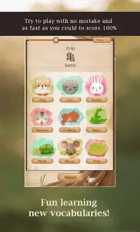 Komorebi - Game to Learn Japanese Words Screen Shot 2